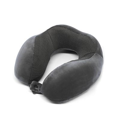 China Antistatic Ultralight Inflatable Camping Pillow Memory Foam Travel Neck Pillow for sale