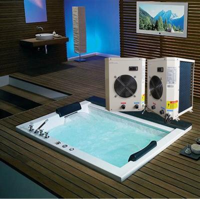 China Easy Install Auto Defrost Small Size Heat Pump With R32 Green Gas For Spa Pool for sale