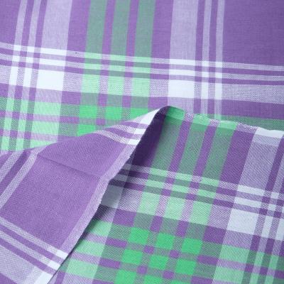 China China Factory Wholesale 100% Cotton Double Faced Yarn Dyed Screened Plaid Woven Fabric For Suit Skirt for sale