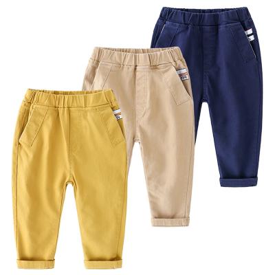 China Color Fade Proof Boys pants autumn spring kids clothing baby casual pants cotton jeans Toddler cargo pants wholesale for sale