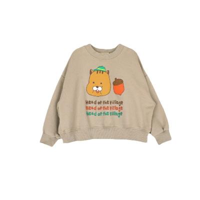 China Anti-wrinkle Newborn Letter Print Long Sleeve Sweatshirt And Pumpkin Print Pants 2pcs Kids Clothes Baby Boys Clothing Set for sale