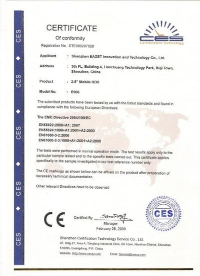 CE - Shenzhen Trusda Industrial Co., Ltd.