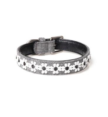 China 2021 Wholesale Hot Sale Pet Custom Simple Soft Martingale PU Leather Dog Collar for sale