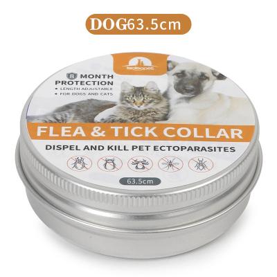 China Personalized aluminum box silicone cat anti-flea mosquito collar dog anti-flea mosquito collar silicone neck ring for sale