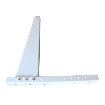 China Home High Quality White Coated Steel Folding Air Conditioner Bracket Wall Mount for sale