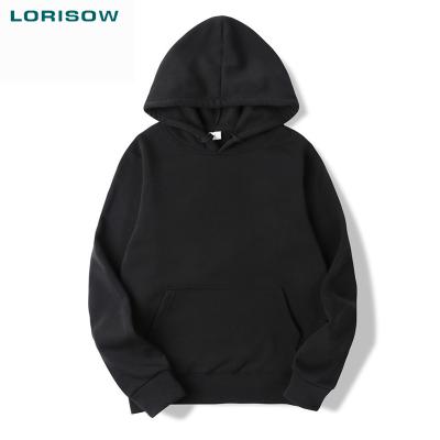 China Wholesale Men's Clothing Hoodies LORISOW Hoodies Black QUICK DRY Mens Sweatshirt Hoodies Men for sale