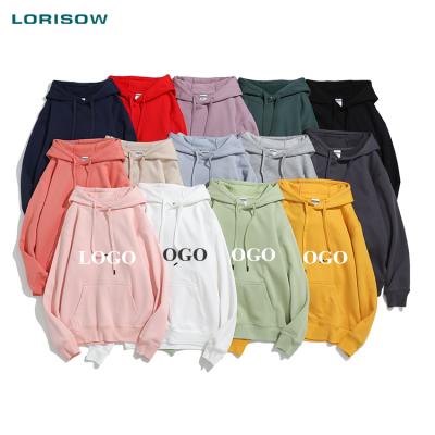 China LORISOW New Winter QUICK DRY Custom Logo Unisex Pull Over Plain Womens Hoodies Sweatshirts For Women for sale