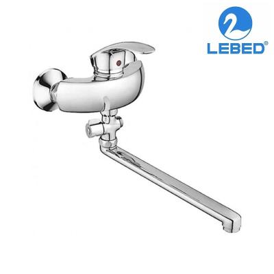 China With Slide Bar High Quality Hot Sale Bathroom Tub Shower Mixer Brass Wall Mounted Single Lever Faucet for sale