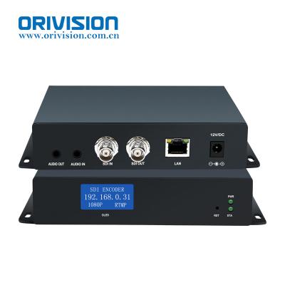 China ORIVISION H265 HD-SDI Encoder 1080P Radio and TV Broadcast Equipment H264 IDS IPTV Encoder 16.8X13X2.9 for sale