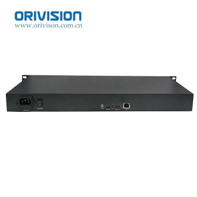 China 1U Rack Mounted Encoder With Loop RJ45 Live Stream H264 HDMI Encoder 48.2*20*4.4cm for sale