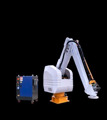 China Top Quality Research Robot Blue And White 4-Axis Robotic Arm Industrial Robotic Arm Palletizing Steel Robotic for sale