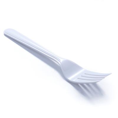 China Disposable Factory White Plastic Cutlery With Disposable Cutlery Spoon Set Suitable For Outdoor Wedding Party Picnic for sale