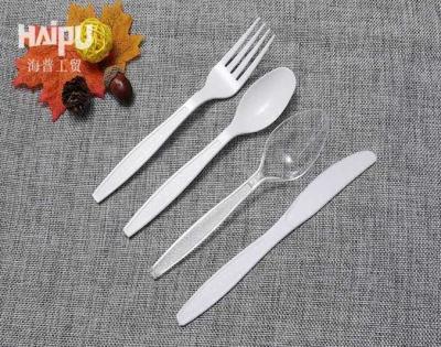 China Good Quality Disposable Hot Sale 6.0g Heavy Duty Plastic Cutlery Weight, Disposable Plastic Cutlery, Plastic Cutlery Set Disposable for sale