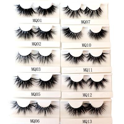 China Mink Lashes Multipack High Quality Cheap Sensitive 15MM Mink Lashes Wholesale Vendor Short Thick Mink Lashes for sale