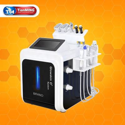 China Skin Tightening High Quality 8 in 1 Multifunctional Water Skin Beauty Hydraulic Power Oxygen Facial Aquafacial Machine for sale