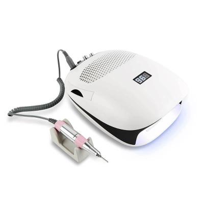 China New Arrival 140W Professional Nail Polish Cure 3 in 1 UV Nail Drill Machine 35000 RPM LED UV Lamp and Nail Dust Collector Nail Dryer for sale