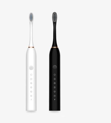 China Hot Selling OEM Sonic Electric Toothbrush USB Rechargeable Washable Whitening Relax Teeth Brush 6-Speed ​​With 4 Brush Heads for sale