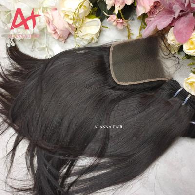 China Naturally Fuller Raw Cambodian Hair 12A Straight Human Hair Color Unprocessed Straight Hair Weave Bundles No Tangle No Shedding No for sale