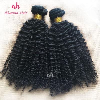 China No Tangle No Mongolian Curly Hair Grade 12A Afro Hair Grade 12A Virign Kinky Curly Hair Shedding Extensions Best Quality 100% For Black Women for sale