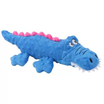 China Wholesale New Style Pet Products Crocodile Style Dog Chew Toys Stuffed Plush Toy Soft Stocked Pet Toy for sale