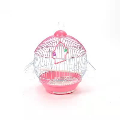 China Viable wholesale other multi-color type birdcage parrot birds pet products new style ball ornamental birdcage for sale