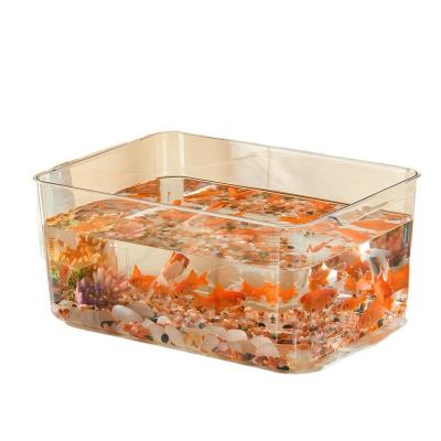 China Original Viable Transparent Plastic Material Leak Proof Pet Farm Products Fish Cages Aquarium Water Tank for sale