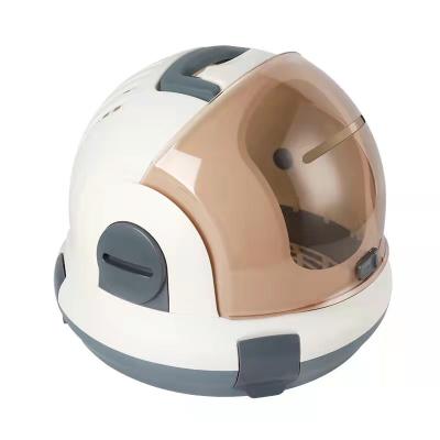 China Breathable Multifunctional Pet Ventilation Cat Bag Pet Carrier Cat Mobile Automatic Trash Toilet For Cats for sale