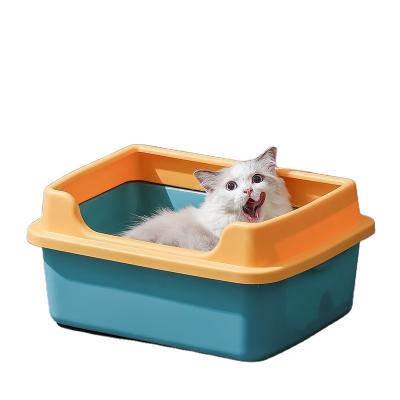 China Wholesale Hot Sale Partially Enclosed Partially Enclosed Deodorizer Partially Enclosed Cat's Litter Box Toilet Large Toilet for sale