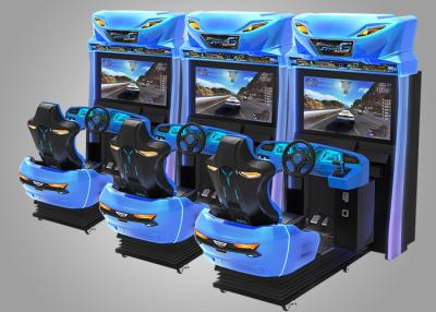 China Van de de Ernst de LUXEsimulator van de onweersraceauto van de het Spelmachine Echte Snelheid die met Trilling Seat voelen Te koop