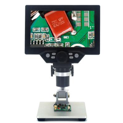 China Repair Phone 1200x Digital Microscope with 7 Inch LCD Display 12MP Electronic Microscope for sale