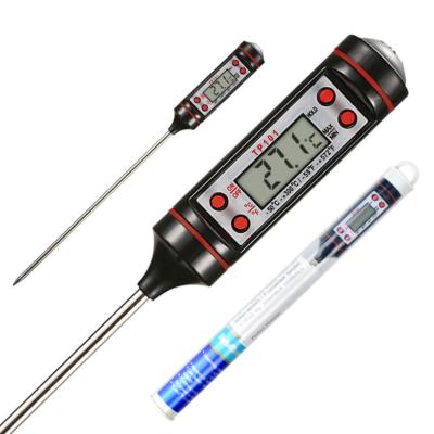 China TP101 Food Baking Meter 240*21*21mm Electronic Temperature Meter BBQ Meat Kitchen Digital Liquid Bottle Probe Thermometer 240*21*21mm for sale