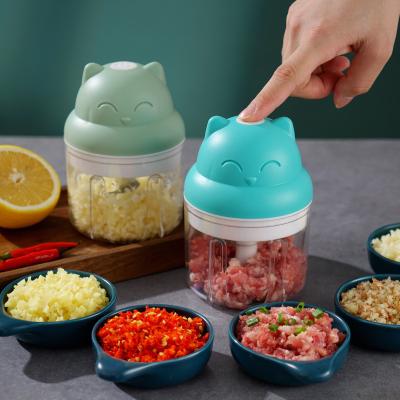 China Hot Selling Stocked 250ml Waterproof USB Electric Garlic Chopper Mini Cordless Food Chopper For Portable Home Use for sale