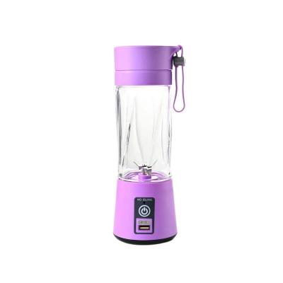 China 380ml Cup Bottle Juicer USB Blender Household Portable Electric Fruit Juicer Mini Portable Refilling Blender for sale