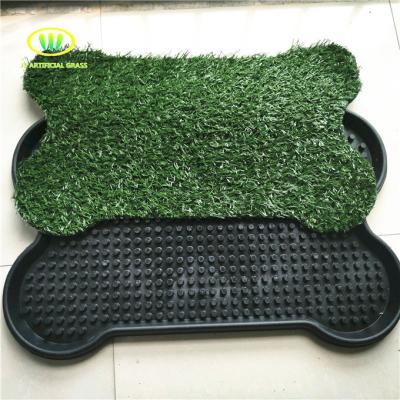 Cina Good Drainage Natural Looking Plastic Pet Grass Plastic Turf Artificial Pet Mat Synthetic Dog Mat For Sale in vendita