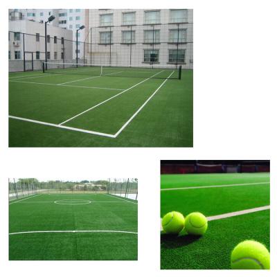 China Hot Sale Eco - Friendly Sports Grass Blue Tennis Court Artificial Grass Basketball Court for sale