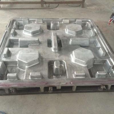 China Aluminum plastic pallet/tray/tray/aluminum shallow rotomolding machine mold for sale