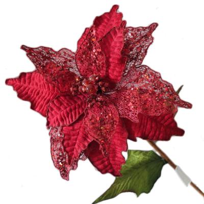 China Poinsettia Flower Stem 11.0