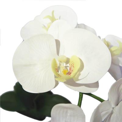 China Polyester material artificial flower cymbidium orchids for wholesales PA0330918 for sale