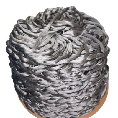 China stainless steel blend yarn knitting metallic yarn for embroidery for sale