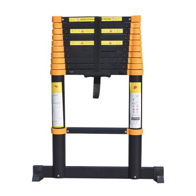 China Folding Ladders 3.2m Telescopic Ladder With Long Leg Folding Stabilizer Bar Push Resistant High Quality Aluminum Alloy One Soft Impact Closed for sale