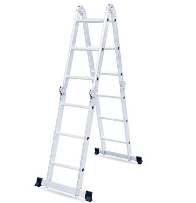 China Traditional Aluminum Universal Ladder Hinge Joint Function 2 In 1 Right Fold Side Free Standing Double Lightweight Movable for sale