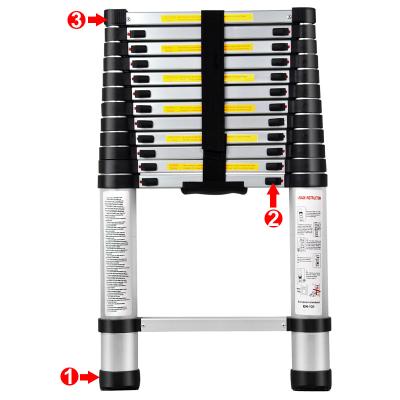 China Folding Ladders Extension Ladder Stair Step Telescope Retract Adjustable Length Household Industrial Universal Function for sale