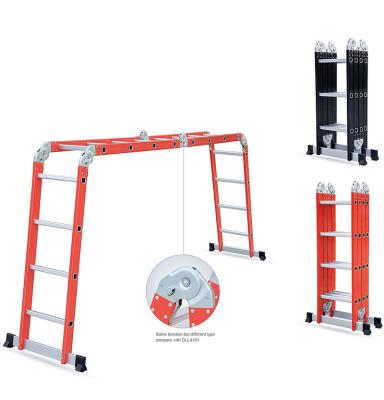 China Large and Small Hinge Folding Ladder Function Folding Ladder 6 in1 Industrial Universal Attic Stool Double Side Portable Ladder Stairs for sale