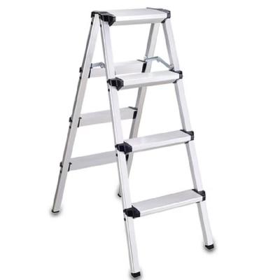 China Traditional 4 Step Ladder Folding Stool With Wide Anti-skid Pedal Light Side Household Double A Shape Frame Japanese Style Chair for sale