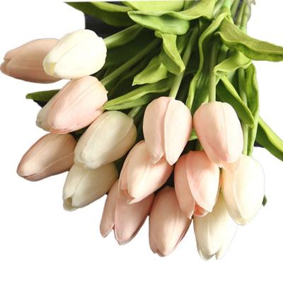 China High quality durable handmade real touch artificial tulip for wedding decoration for sale