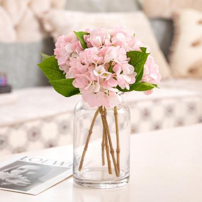 China Home Decoration High Quality Durable Bulk Artificial Silk Hydrangea Flowers For Wedding for sale