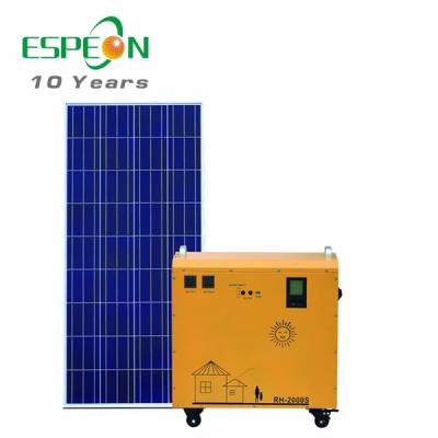 China 1kw 2kw 3kw home pure sine wave off grid generator solar system for home use 220v for sale