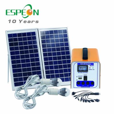 China TMEM 12w Home Solar Lighting System Phone Charger System Solar Panel Solar Kit For LED Camping Flood Lights for sale