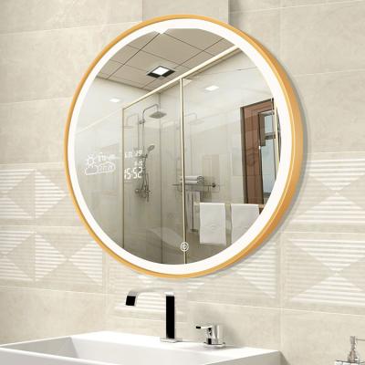 China Modern High Quality Decorative Antique Aluminum Frame Around Wall Bath Mirror for sale