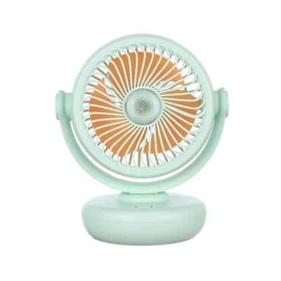 China NO USB Rechargeable 3 Speed ​​Table Fan Handheld Fan Air Conditioning Cooler Adjustable Hanging Portable Night Light for sale